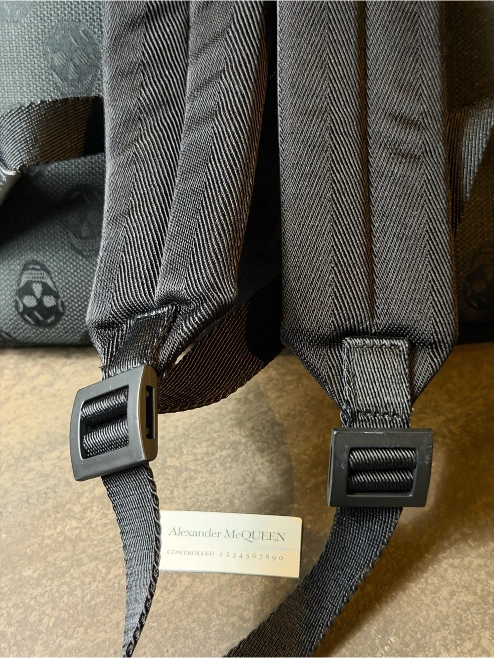 Alexander McQueen Black Metropolitan Biker Skull Backpack - NWOT